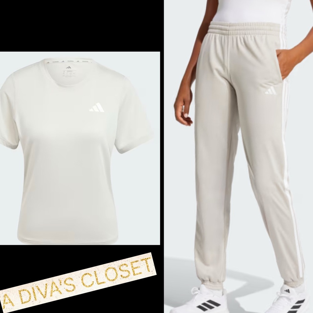Adidas Workout Tee & Track Pant